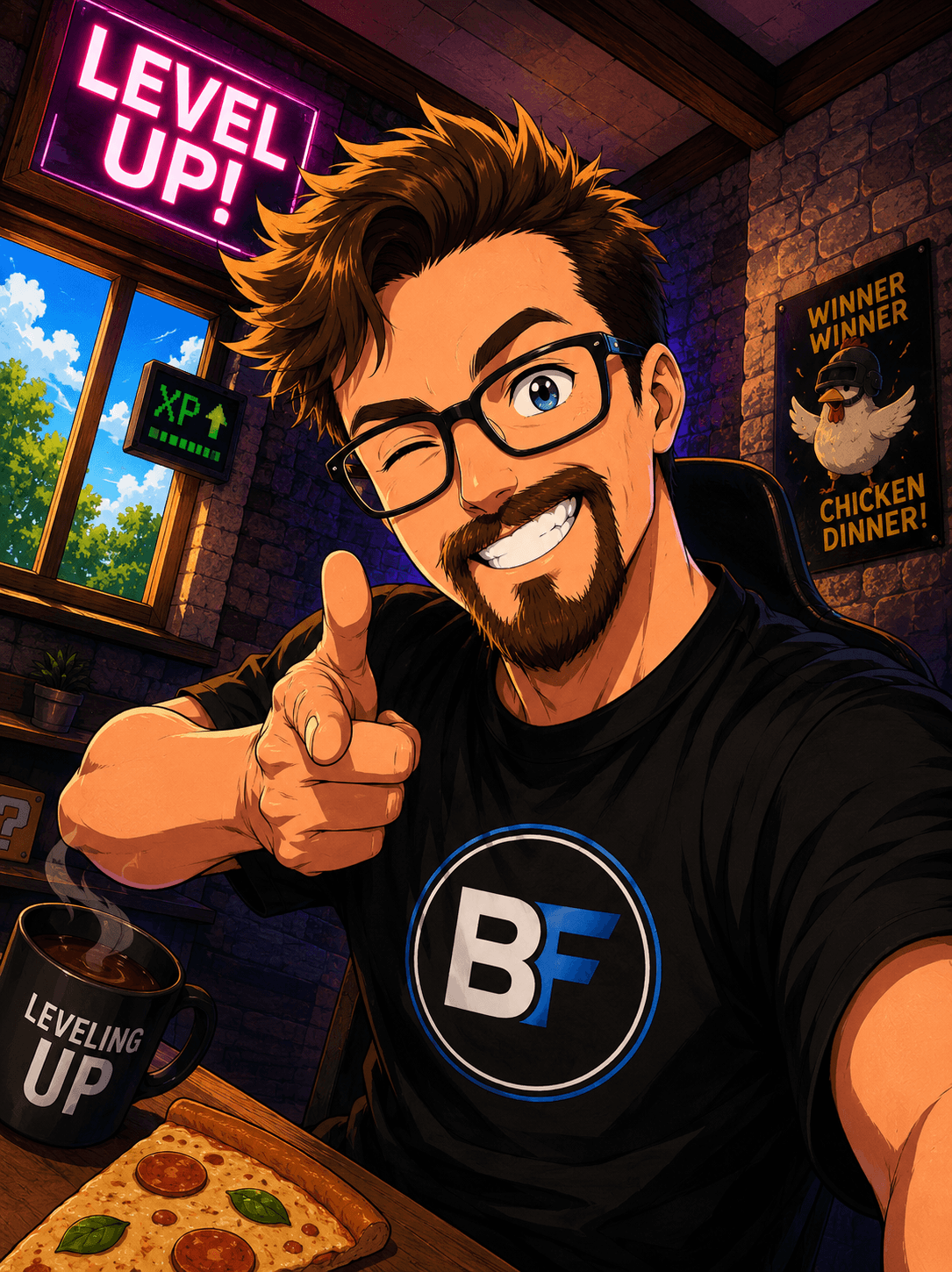 Brand-F developer profile artwork